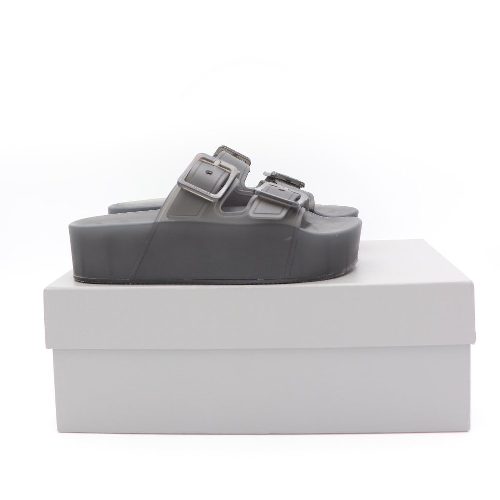 NIB Balenciaga Mallorca Platform Buckle Platform Sandals - Picture 13 of 16